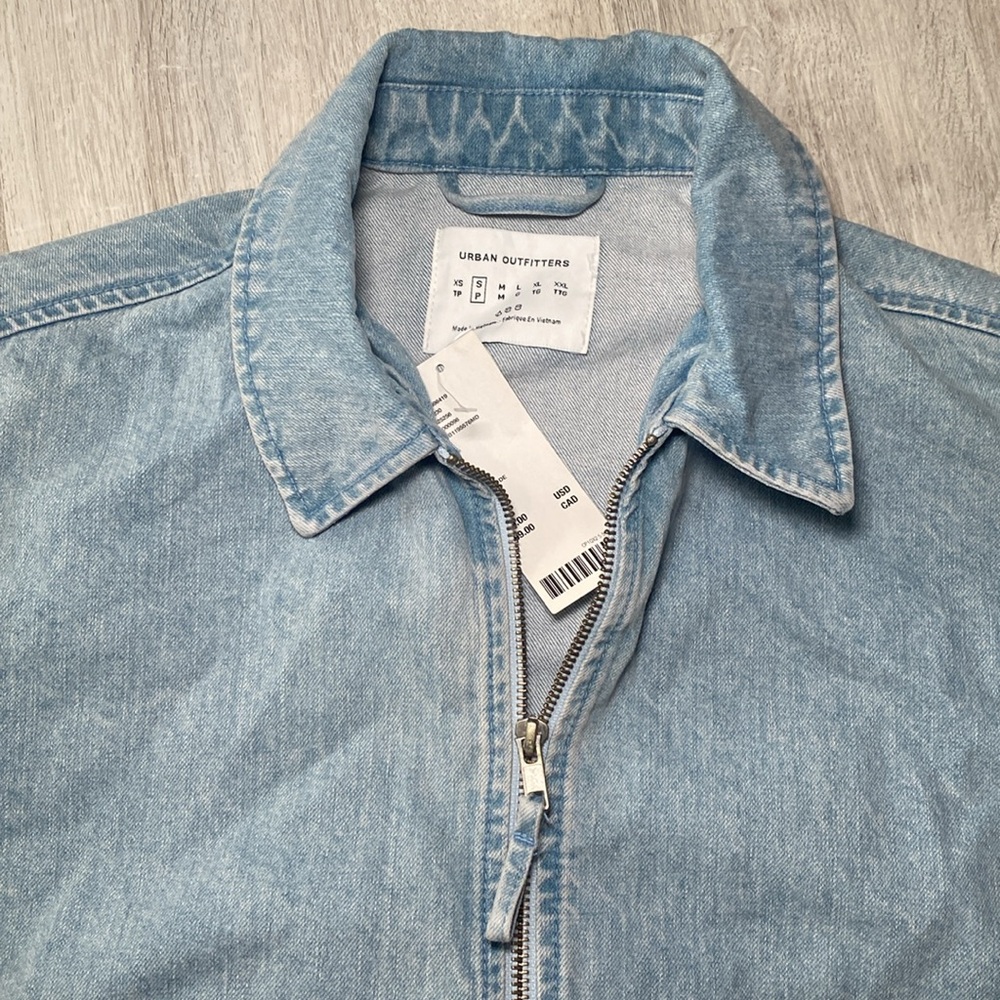 NWT Urban Outfitters Harrington Denim Jacket - Picture 5 of 9